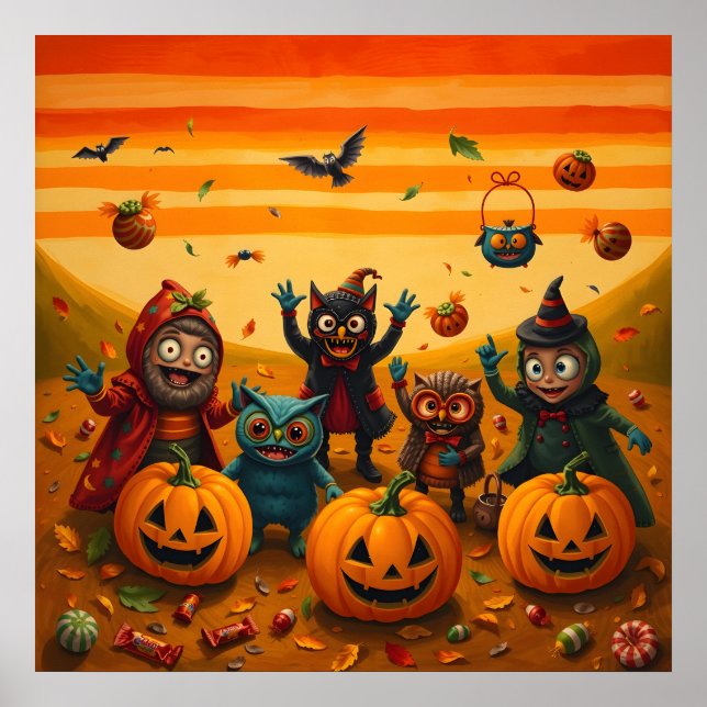 Trick eller Treat Jubilee Poster (Framsidan)