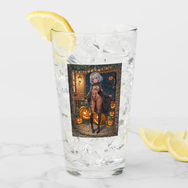 Trick eller Treat, Modig Halloween Costume Girl Glaskopp (Framsida Ice)