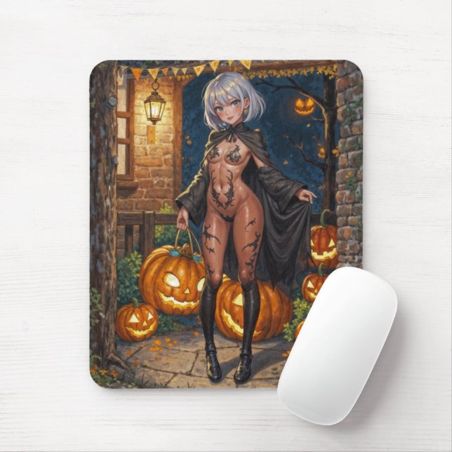 Trick eller Treat, Modig Halloween Costume Girl Musmatta (Med mus)