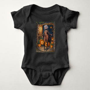 Trick eller Treat, Modig Halloween Costume Girl T Shirt