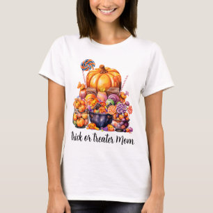 Trick eller Treater Mamma T Shirt