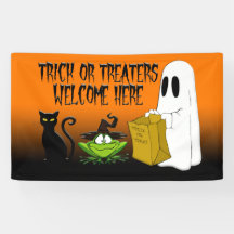 Trick eller Treaters välkommet Halloween