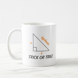 Trick eller Trig Math Halloween Personlig Teacher Kaffemugg