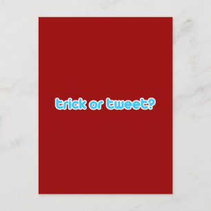 Trick eller Tweet 2 Vykort