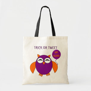Trick eller tweet-Anpassningsbar happy halloween P Tygkasse