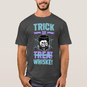 Trick eller Whiskey Bus eller godis Scotch Bourbon T Shirt