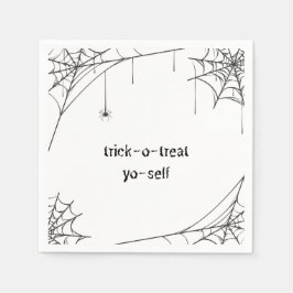 trick för att behandla din lyxnapkin - halloween pappersservett