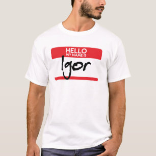 Trick för rysare för Igor Halloween dräkt läsk T Shirt