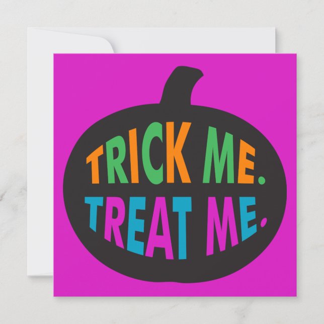 Trick Me Treat Me, Halloween Multi-Färg (Framsida)