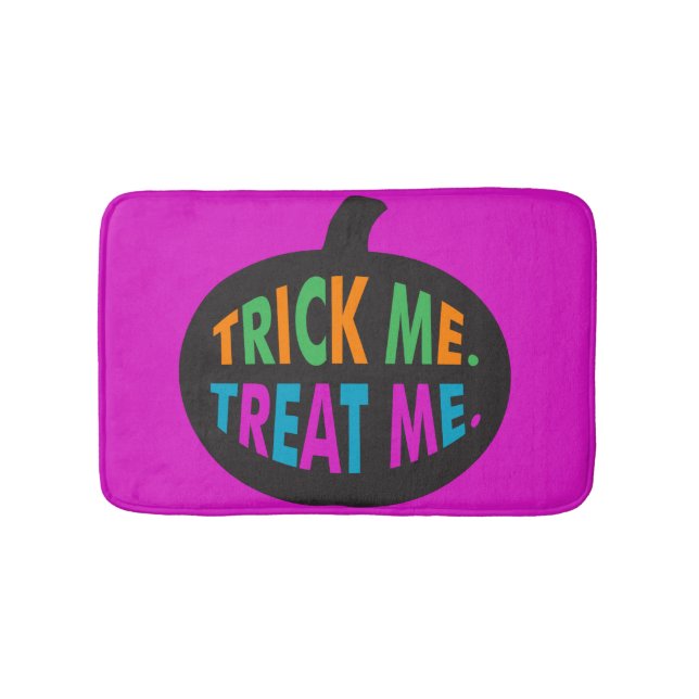 Trick Me Treat Me, Halloween Multi-Färg Badrumsmatta (Framsidan)