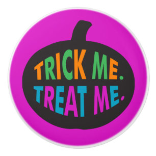 Trick Me Treat Me, Halloween Multi-Färg Knopp