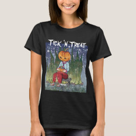 Trick 'n Treat Pumpkin Head Halloween Women's T Shirt
