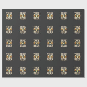 Trick or Beer Halloween Öl Design_1 Presentpapper