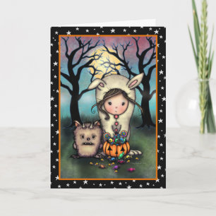 Trick-or-Bereaters Cute Halloween Artwork Kort