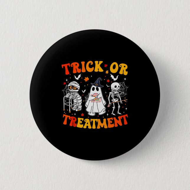 Trick Or Pt Physical Therapy Therast Halloween  Knapp (Framsida)