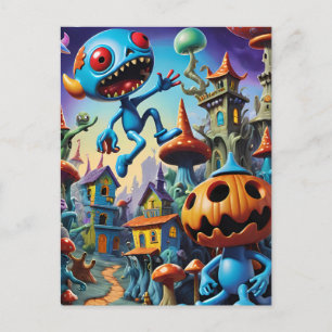 Trick or Shroom - Ken Gage Fantasy Art Vykort
