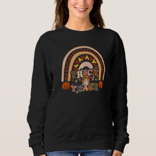 Trick Or Teach Halloween-kostym för lärare i regn T Shirt