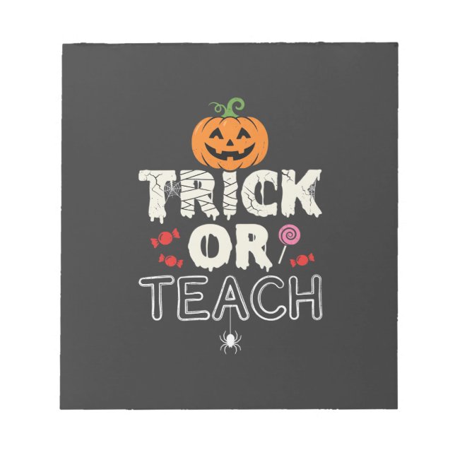 Trick or Teach Halloween Lärardesign (2)_1 Anteckningsblock (Framsida)