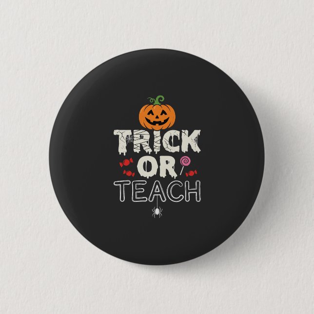 Trick or Teach Halloween Lärardesign (2)_1 Knapp (Framsida)