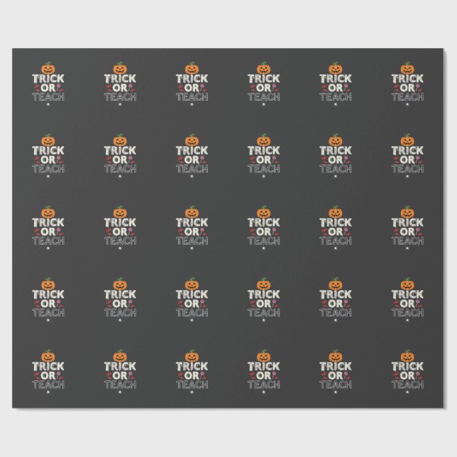 Trick or Teach Halloween Lärardesign (2)_1 Presentpapper (Platt)