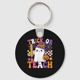 Trick Or Teach Lärare Penna Spöke Rolig Hallowee Nyckelring