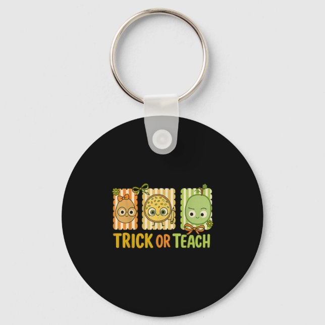 Trick Or Teach, The Bad Seed Halloween Kostym T-sh Nyckelring (Framsida)