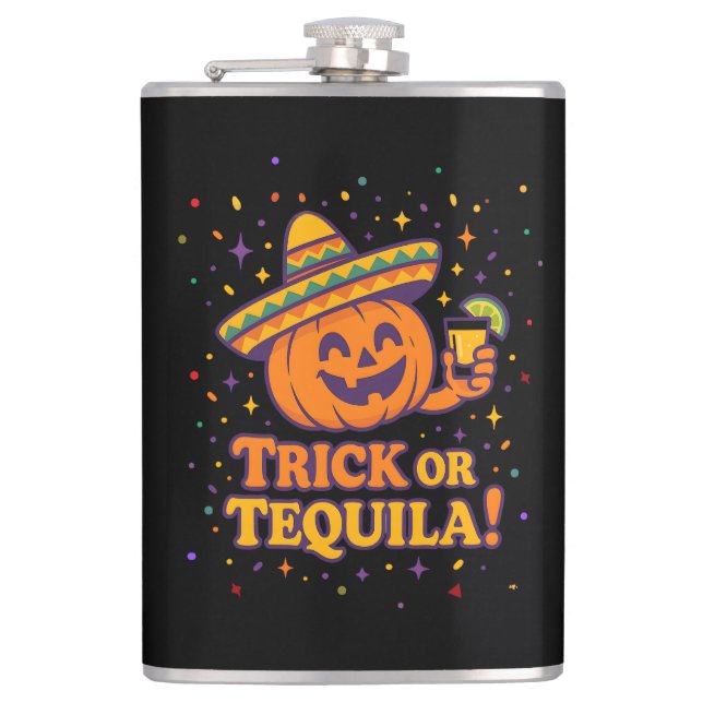 Trick or Tequila – Funny Halloween Pumpkin Party F Fickplunta (Framsidan)