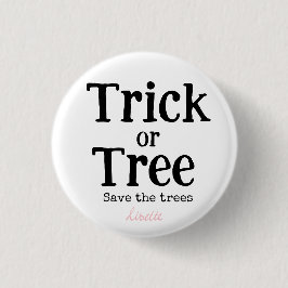 Trick or Träd - Rädda träden Knapp
