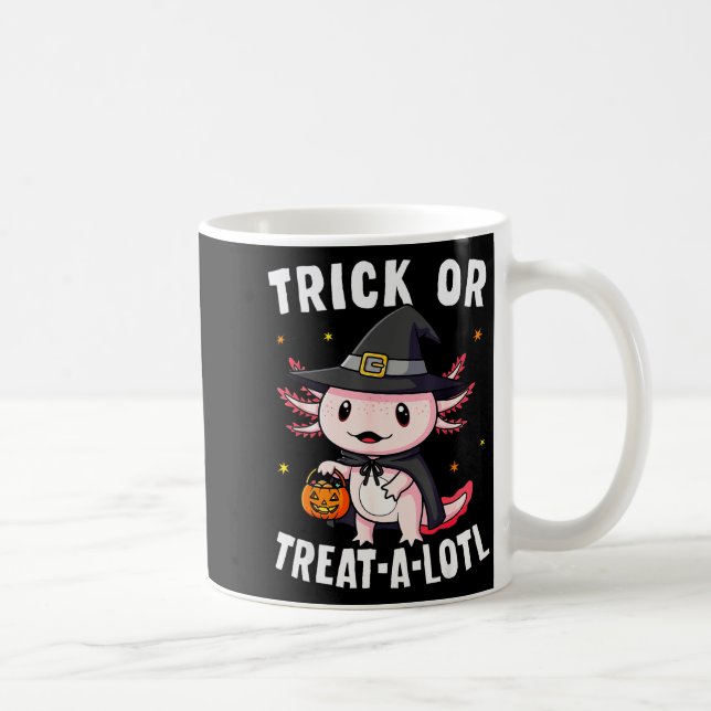 Trick Or Treat A Lotl Axolotl Halloween Costume Wi Kaffemugg (Höger)
