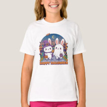 Trick-or-Treat Bunnies Halloween T-Shirt - Cute