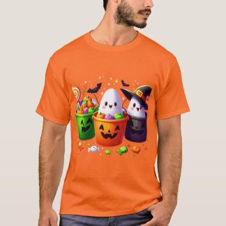 Trick-or-Treat Candy Buies Halloween Design Design T Shirt
