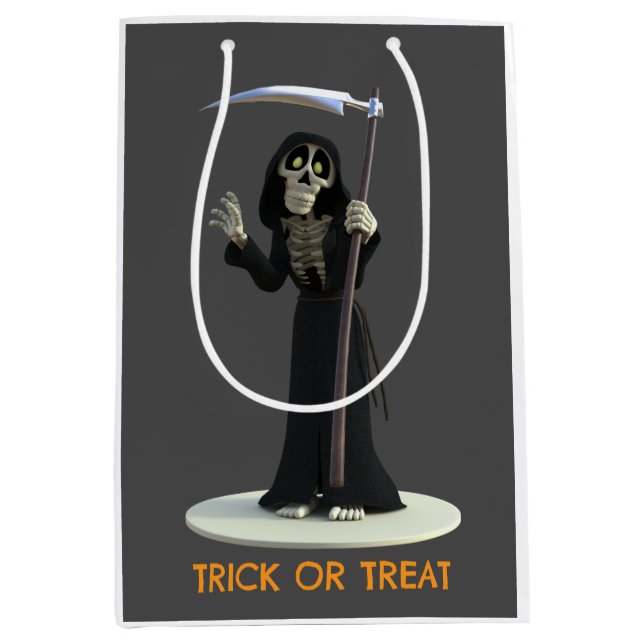 Trick or Treat. Cartoon Grim Reaper (Framsidan)