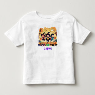 Trick-or-Treat Crew Halloween Kids T-Shirt - Cute