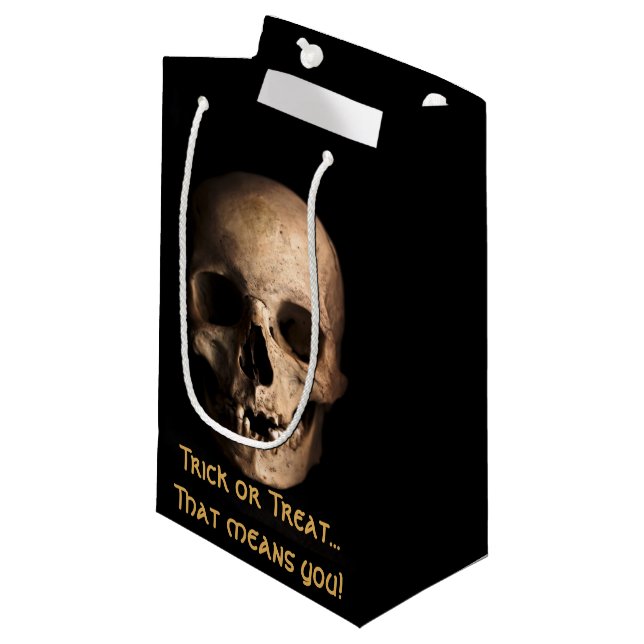 Trick or Treat...Det betyder du! Godispåse (Framsidan Vinklad)