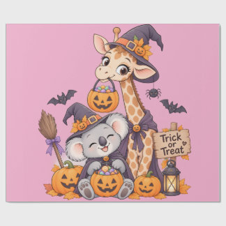 Trick or Treat Funny Halloween Design Presentpapper