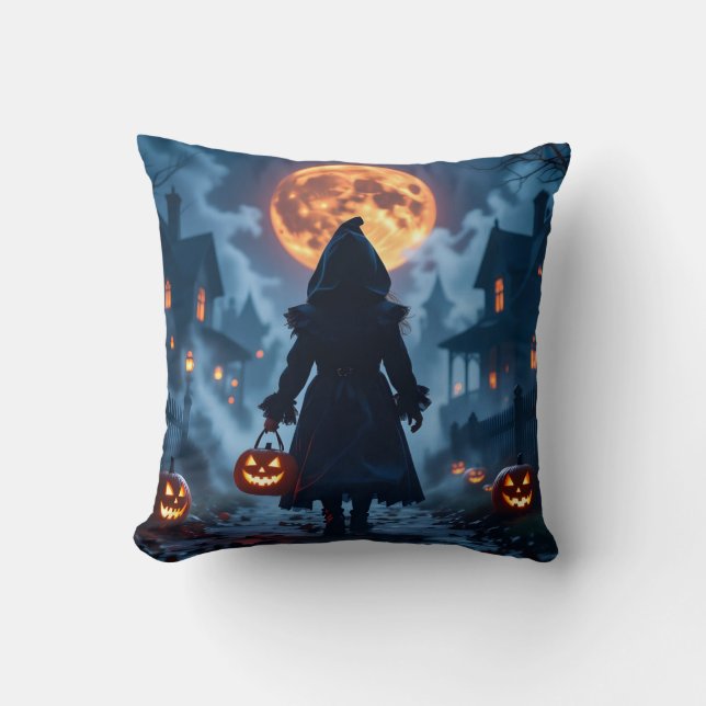 Trick or Treat Halloween Adventures Pillows Kudde (Framsida)