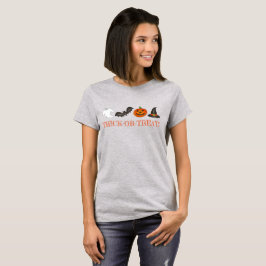 Trick-or-Treat Halloween Fladdermus Pumpkin Ghost  T Shirt