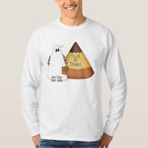 Trick-or-Treat Halloween-Långärmad Tee