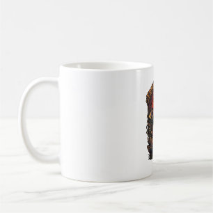 Trick Or Treat Halloween Mördare Skelett Yxa Röd M Kaffemugg