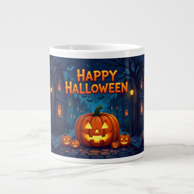 Trick or Treat Halloween Mug Jumbo Mugg (Framsidan)