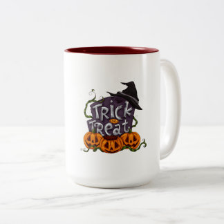 Trick or Treat Halloween Pumpa Mugg – Söt Häxa
