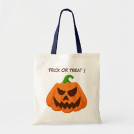 Trick or Treat Halloween Tote Bag Tygkasse