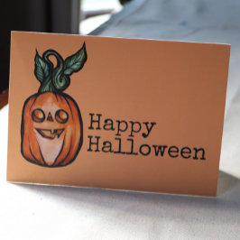 Trick or Treat Jack O Lantern Halloween-pumpa Kort