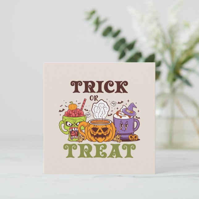 Trick Or Treat – Mysig Halloweenkaffe (Stående Fram)