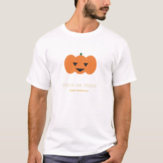Trick or Treat Pumpkin Halloween T-Shirt på svensk