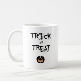 Trick or treat pumpkin kaffemugg