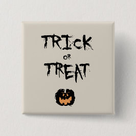 Trick or treat pumpkin knapp