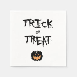 Trick or treat pumpkin pappersservett