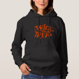 Trick or Treat Rolig teckensnitt orange T Shirt