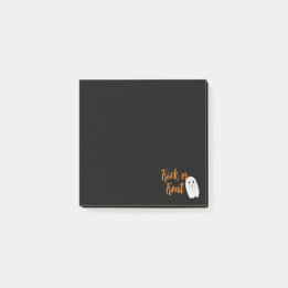 Trick or Treat Spök Halloween Post-it Block